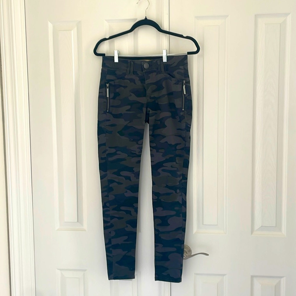 Camo straight leg pant